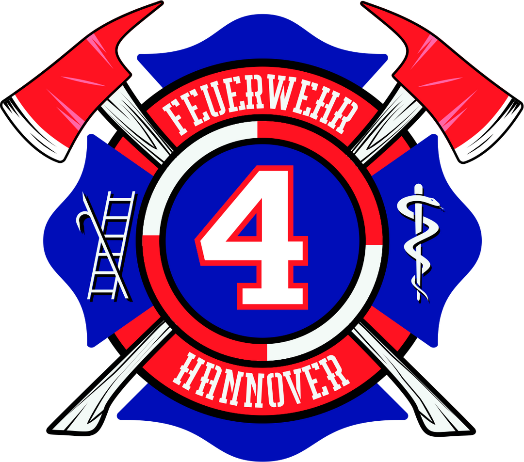 Sweatjacke Wache 4 - Berufsfeuerwehr Hannover