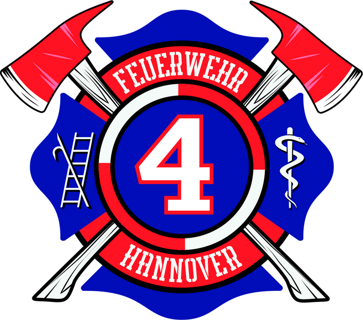 Sweatjacke Wache 4 - Berufsfeuerwehr Hannover