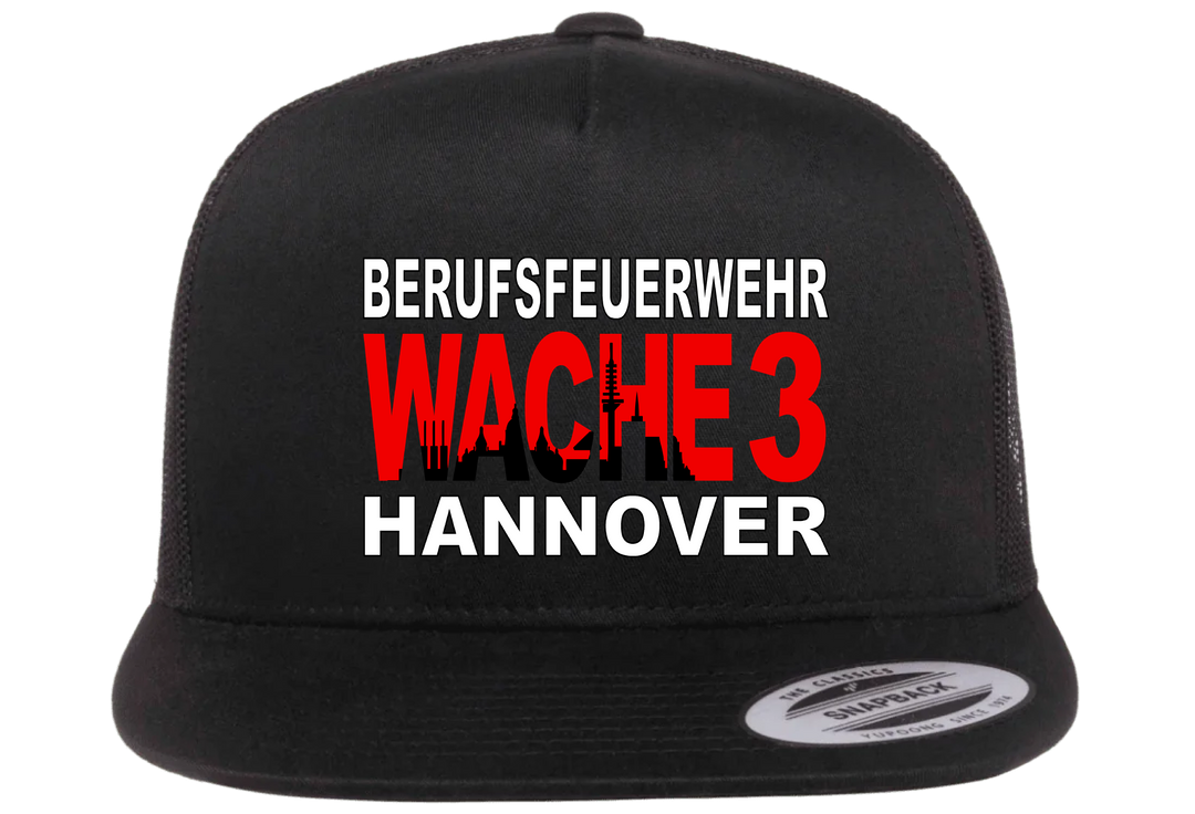 Classic Cap black Wache 3 - Berufsfeuerwehr Hannover
