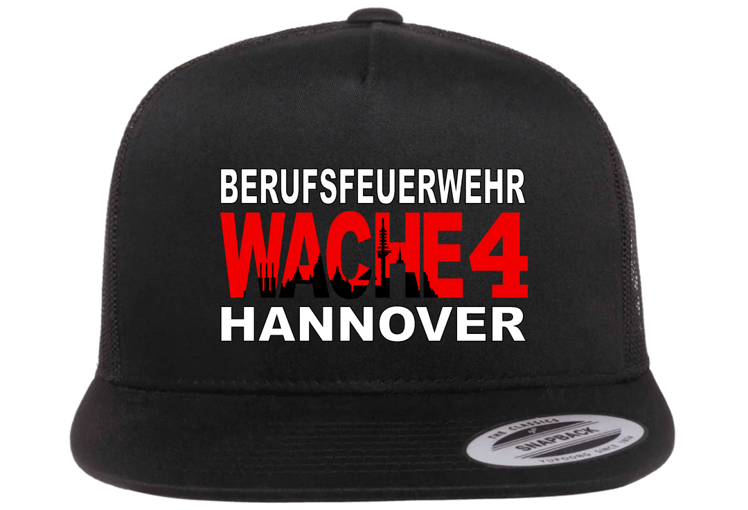 Classic Cap black Wache 4 - Berufsfeuerwehr Hannover