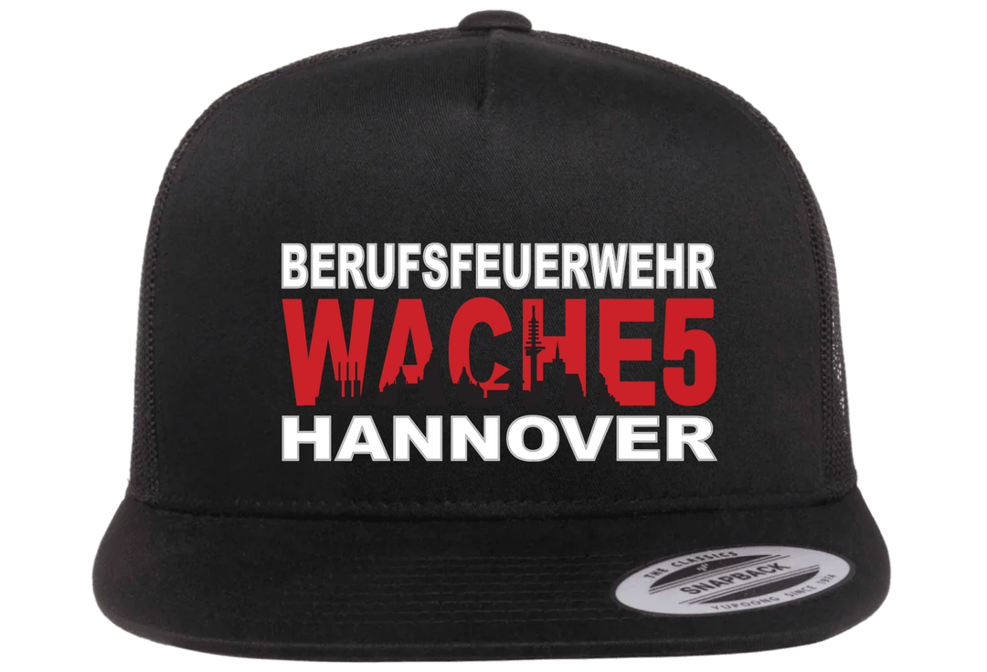 Classic Cap black Wache 5 - Berufsfeuerwehr Hannover