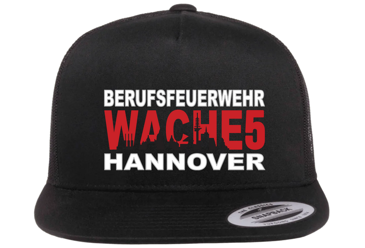 Classic Cap black Wache 5 - Berufsfeuerwehr Hannover