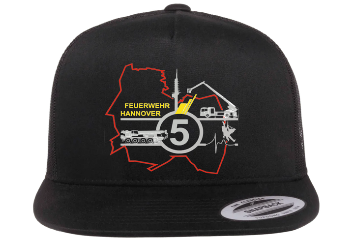 Classic Cap black Wache 5 - Berufsfeuerwehr Hannover